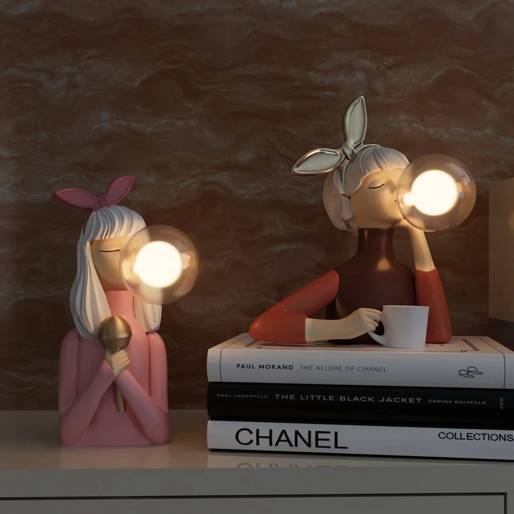 Sisterly Creations | Table lamp Bowlift by Bowlift