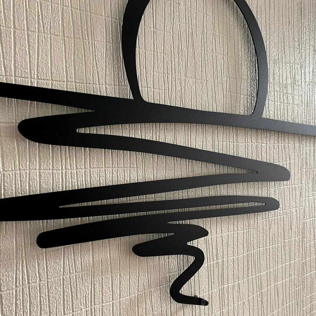 CurlMist - Modern Minimalist Wall Art Bowlift by Bowlift