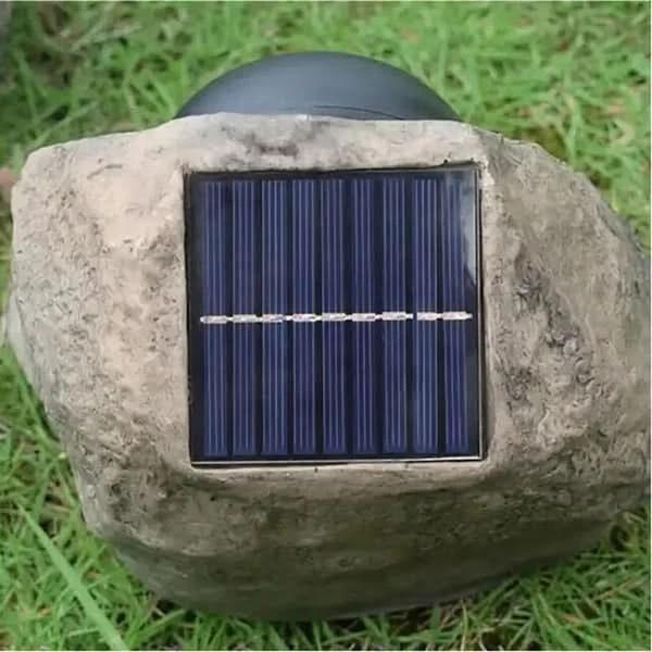 Solar Rock Light – LED Garden Stone Lamp by BowLift