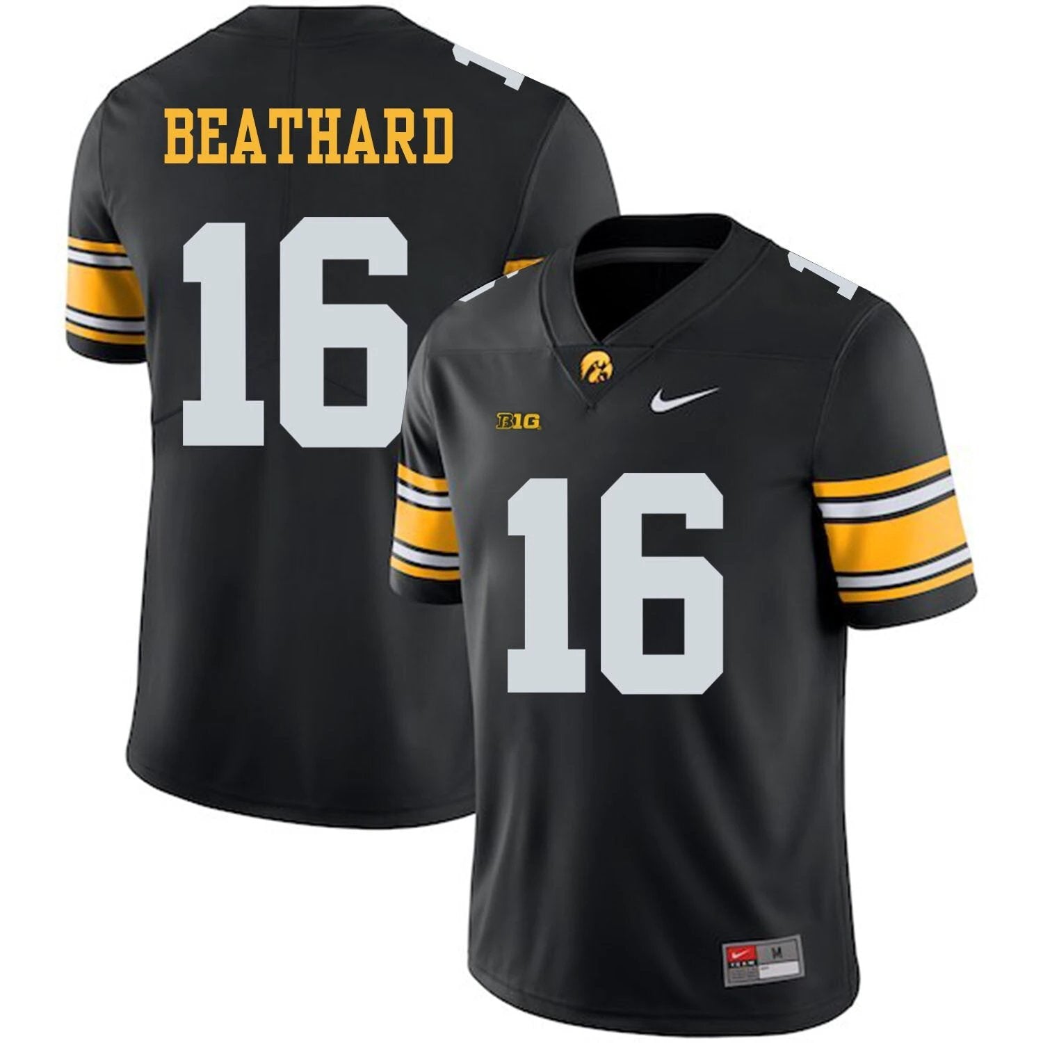 Iowa Hawkeyes #16 CJ Beathard Black NCAA College Football Jersey by My Store