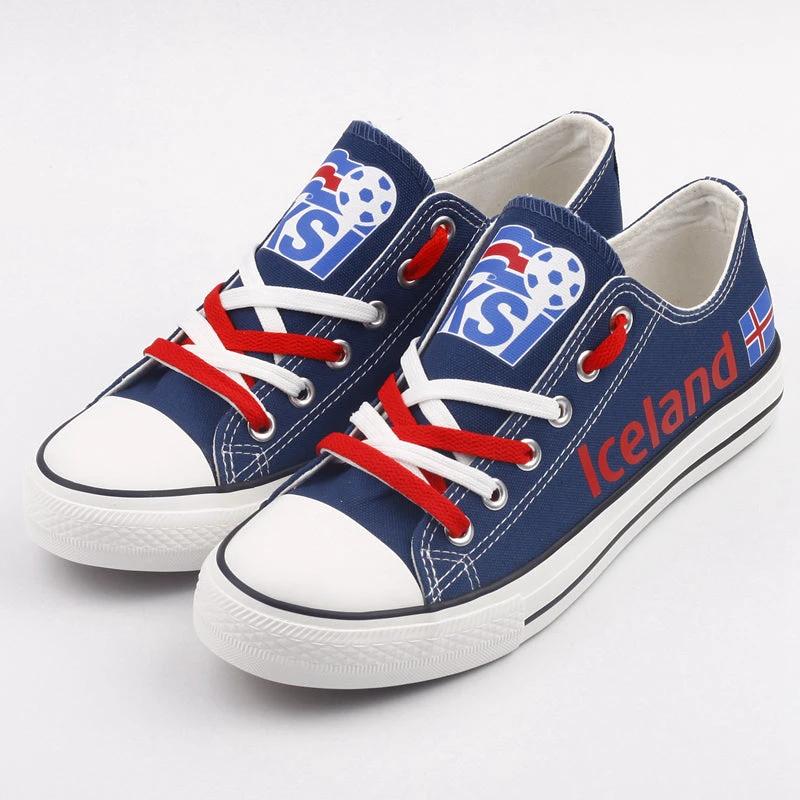 Iceland Low Top Canvas Sport Sneakers Shoes For Men Women Fans by Crocs