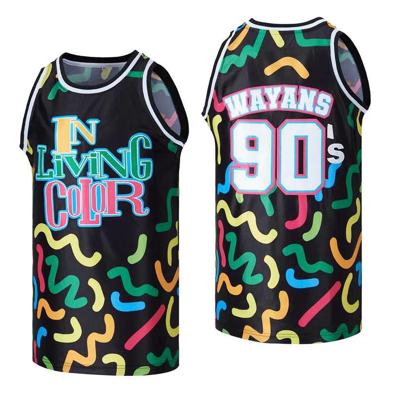 In Living Color #90 Wayans Basketball Jersey by My store basketball