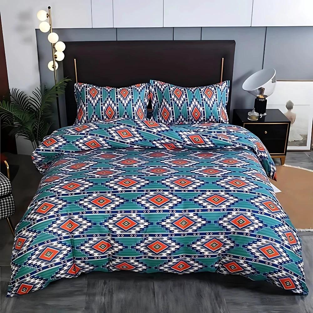 Indara Boho Tribal Print Duvet Cover Set by Casa & Beyond