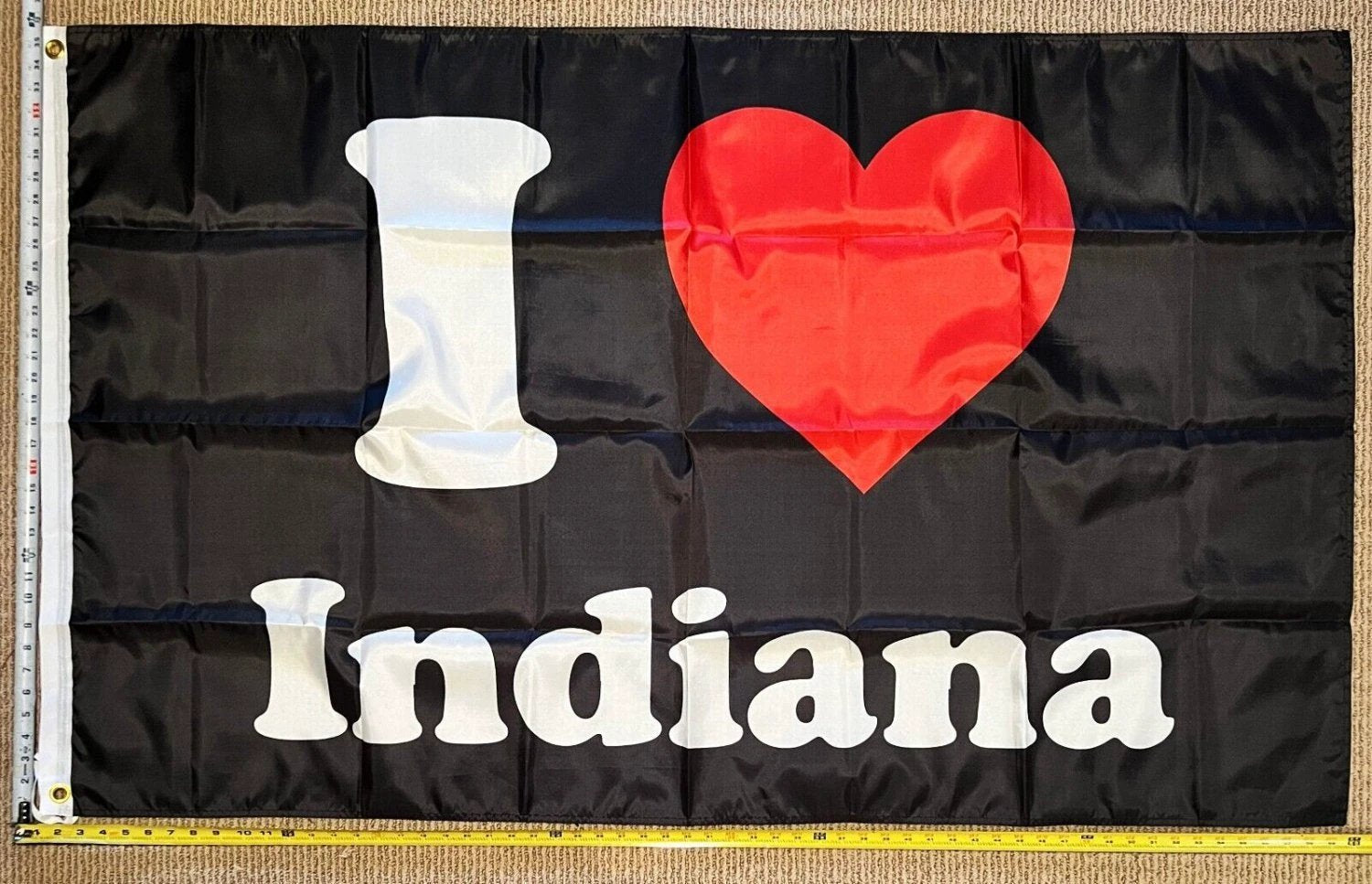 Indiana Flag Dorm State Beer America Man Cave Sign Poster USA 3x5' by flagsjustdoit