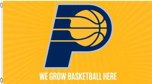 Indiana Pacers Custom US Sport Flag 3X5Ft Polyester Banner USA Digital Print by flagsjustdoit