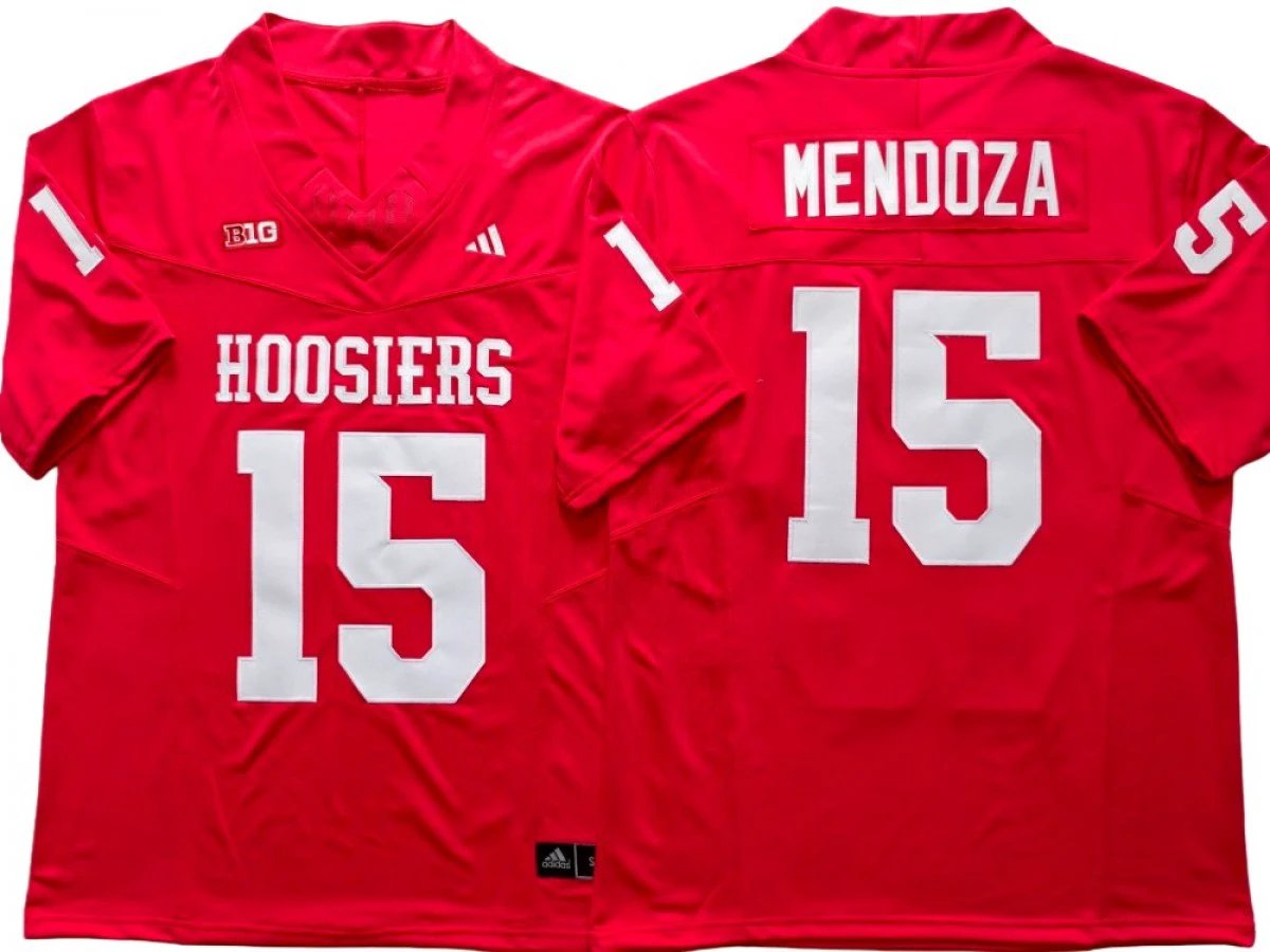Indiana Hoosiers #15 Fernando Mendoza Vapor F.U.S.E. Limited Jersey Stitched by My Store NCAA Football Jerseys