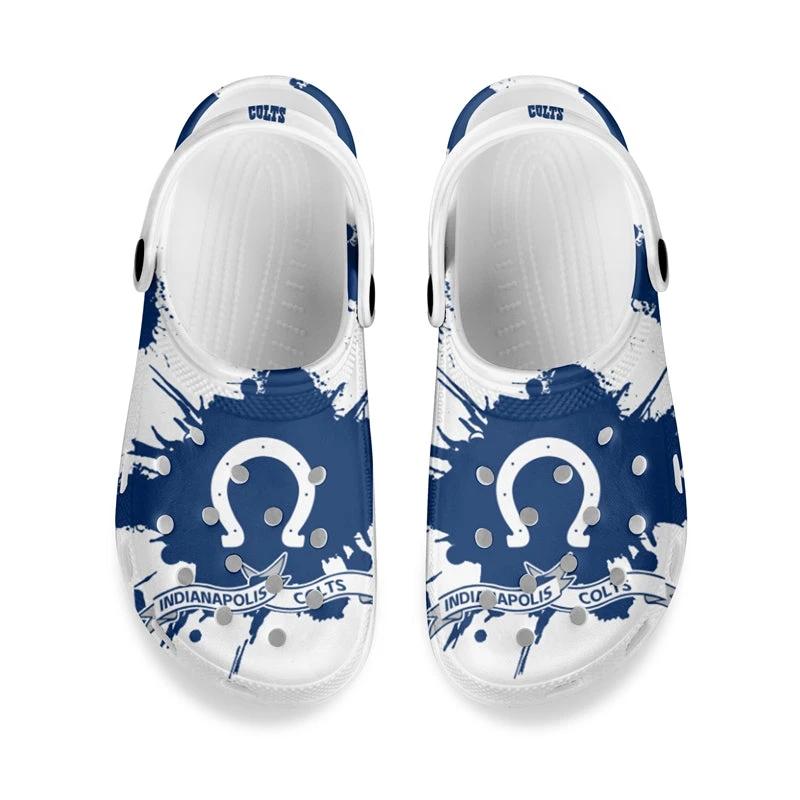 Indianapolis Colts Crocs Unisex Clogs Clog Shoes by Crocs