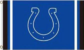 Indianapolis Colts Sports US Vertical Flag 3X5 Ft Polyester Banner USA 90x150cm by flagsjustdoit