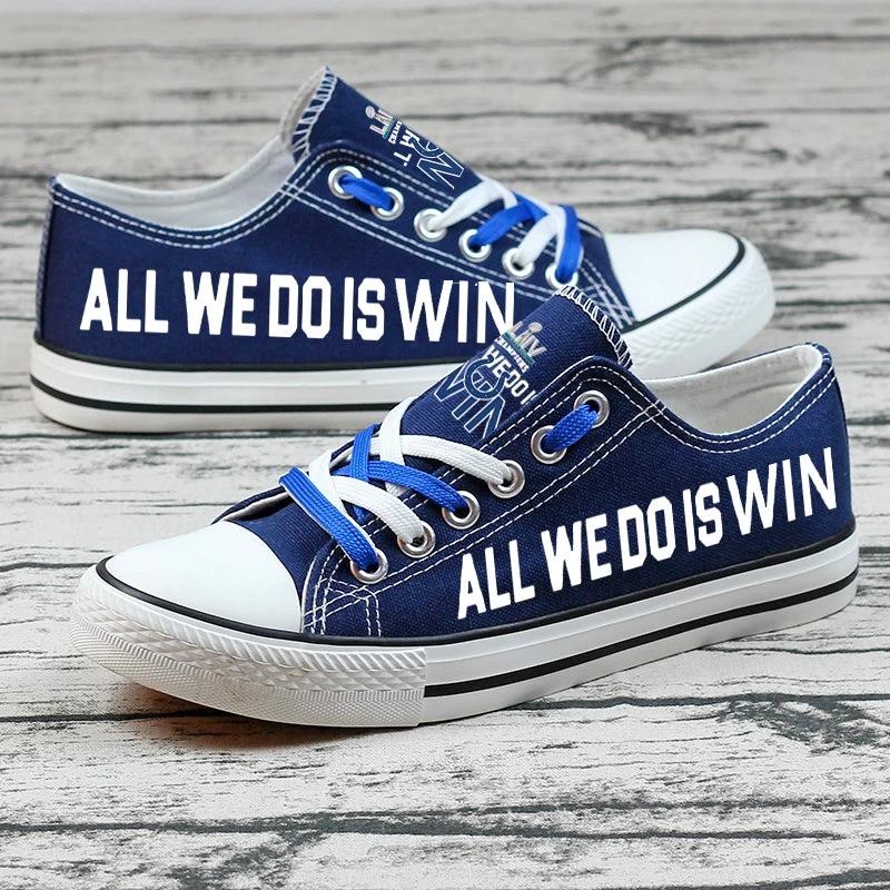 Indianapolis Colts Low Top Canvas Sport Sneakers Shoes For Men Women Fans by Crocs