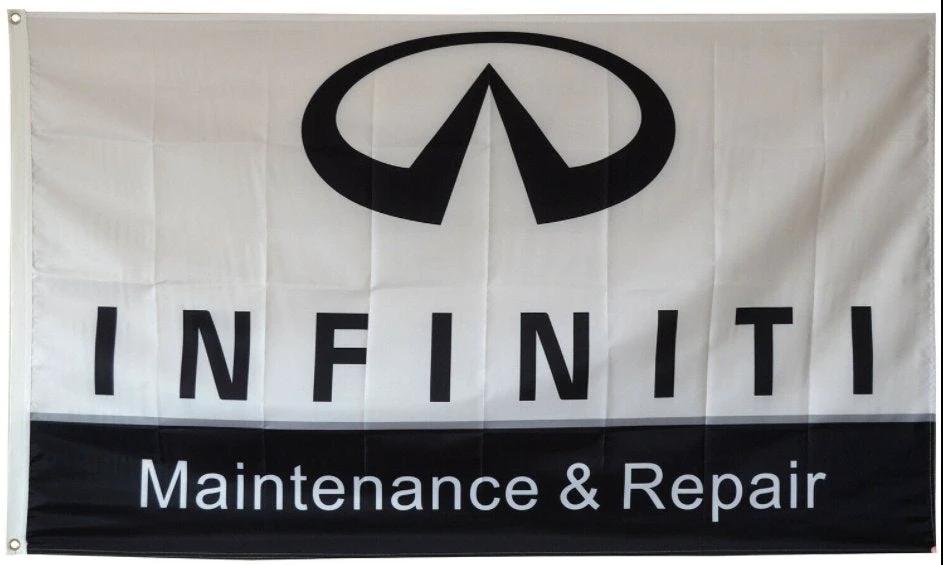 Infiniti Service Flag Automotive 3X5 Ft Polyester Banner USA 90x150cm by flagsjustdoit
