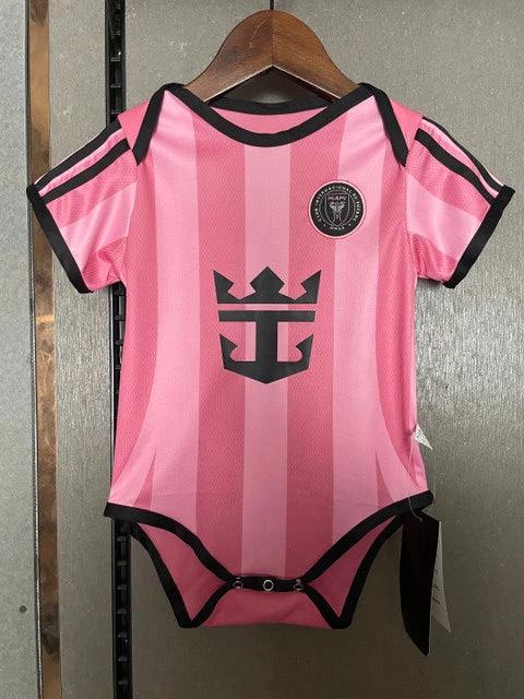 Inter Miami CF 2025-26 Vibrant Fan Fashion Soccer Baby Bodysuit – Vibrant Fan Fashion – Pink by Soccer Jersey