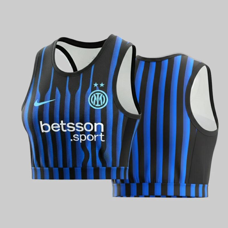 Inter Milan 2025-26 Crop Women’s Jersey Bold Game Day Look – Blue by Soccer Jersey