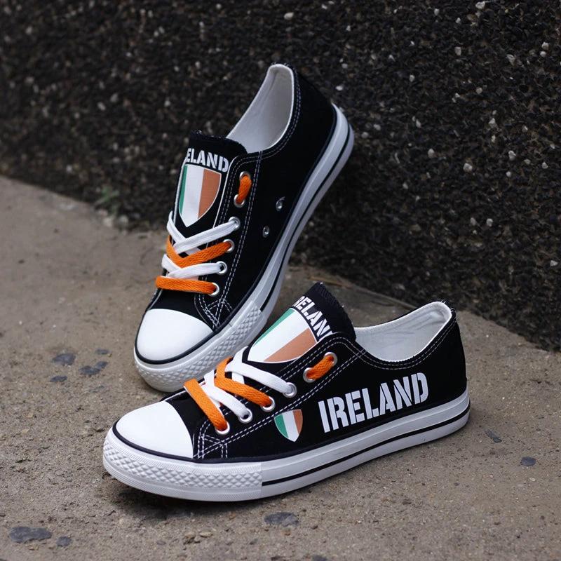 Ireland Canvas Sneakers Shoes For Men Women Fans by Crocs