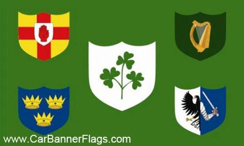 IRFU Ireland Rugby Flag- IRISH Rugby Football Ireland Flags-3'x5'Banner by flagsshop