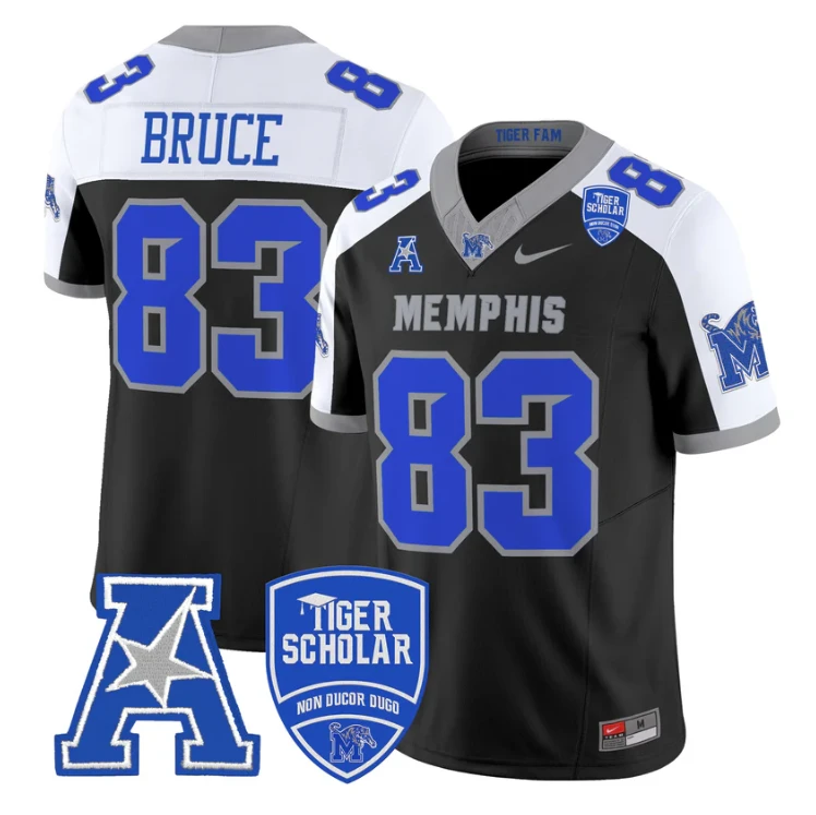 Isaac Bruce Jersey #83 Memphis Tigers 2025 Vapor Limited Stitched Black Alter by My Store NCAA Football Jerseys