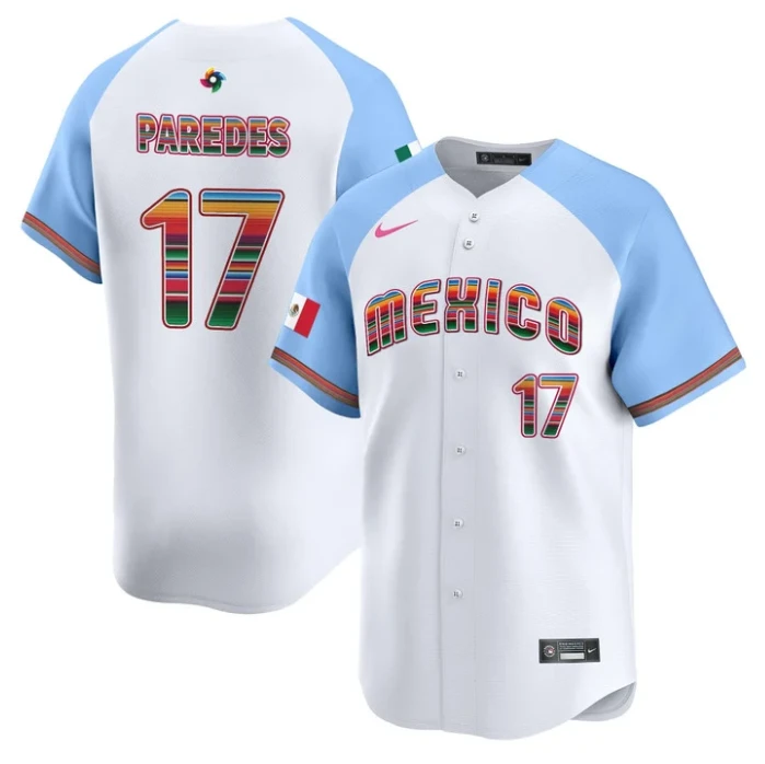 Isaac Paredes Jersey #17 Team Mexico 2026 World Baseball Serape Edition Stitched by My Store