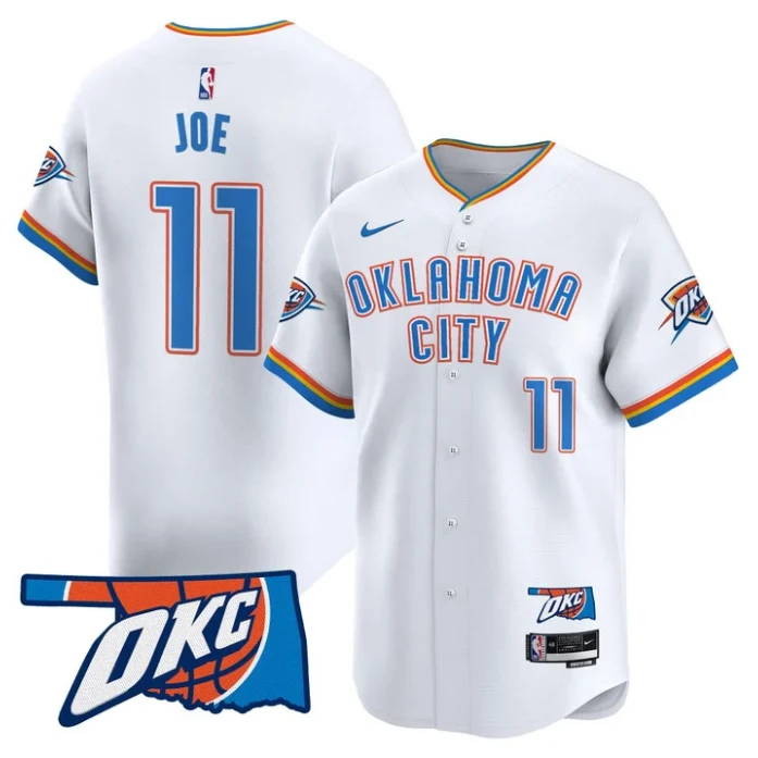 Isaiah Joe Jersey #11 Oklahoma City Thunder Vapor Baseball Stitched Association by My Store