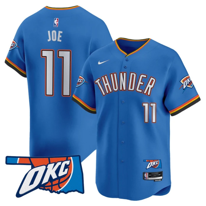 Isaiah Joe Jersey #11 Oklahoma City Thunder Vapor Baseball Stitched Icon by My Store