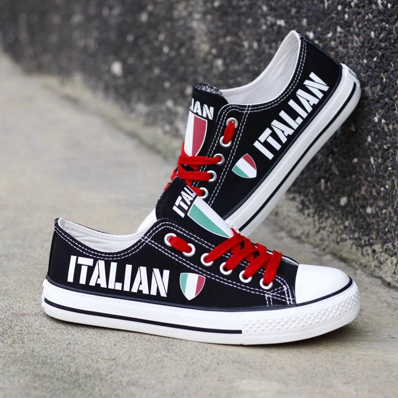 Italian Canvas Sneakers Shoes For Men Women Fans by Crocs