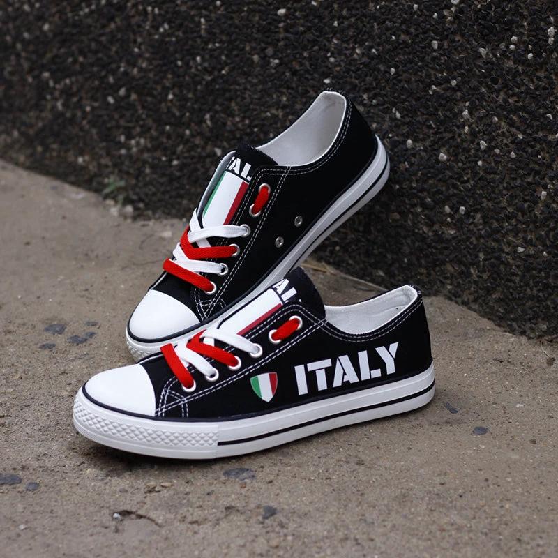 Italy Canvas Sneakers Shoes For Men Women Fans by Crocs