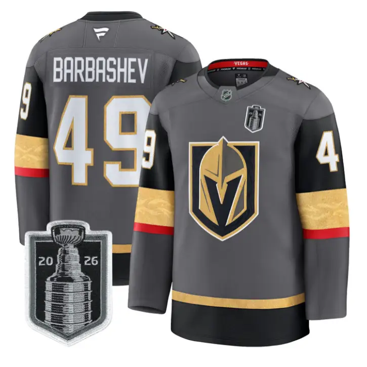 Ivan Barbashev Jersey #49 Vegas Golden Knights 2026 Stanley Cup Stitched by Hockey David