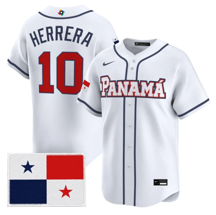 Iván Herrera Jersey #10 Team Panama 2026 World Baseball Classic Stitched by My Store