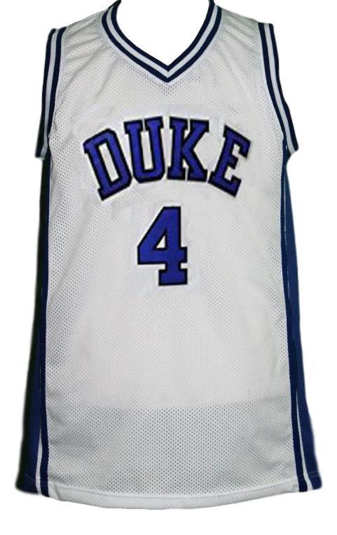 J.J. Redick Jersey #4 Duke College Basketball White by My store basketball
