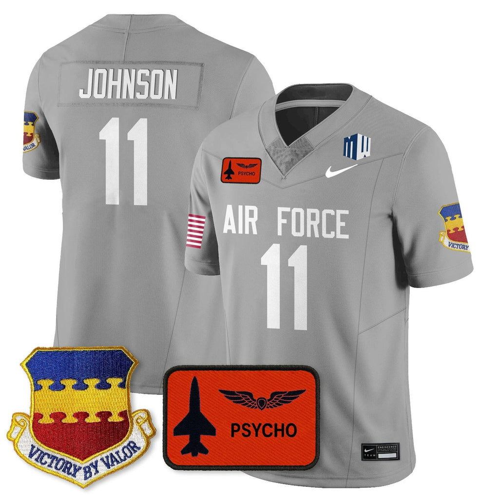 Josh Johnson Jersey #11 Air Force 2025 Honor F-16 Stitched 20th Fighter by My Store