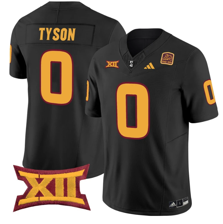 Jordyn Tyson Jersey #0 Arizona State Sun Devils Vapor Limited College Football Black by My Store