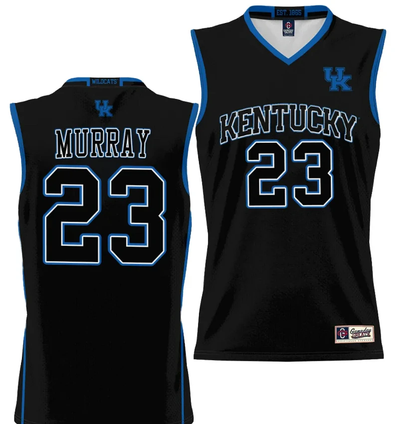 Jamal Murray Jersey #23 Kentucky Wildcats NIL College Basketball Lightweight Black by My store basketball