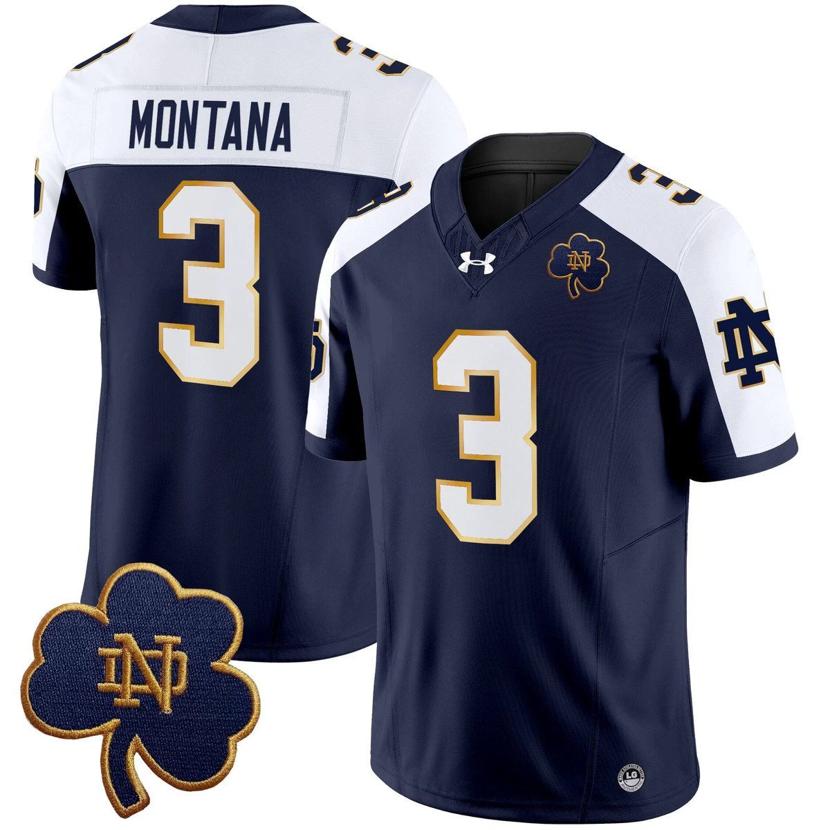 Joe Montana Jersey #3 Notre Dame 2025 Vapor Limited V3 Stitched Alter by My Store NCAA Football Jerseys