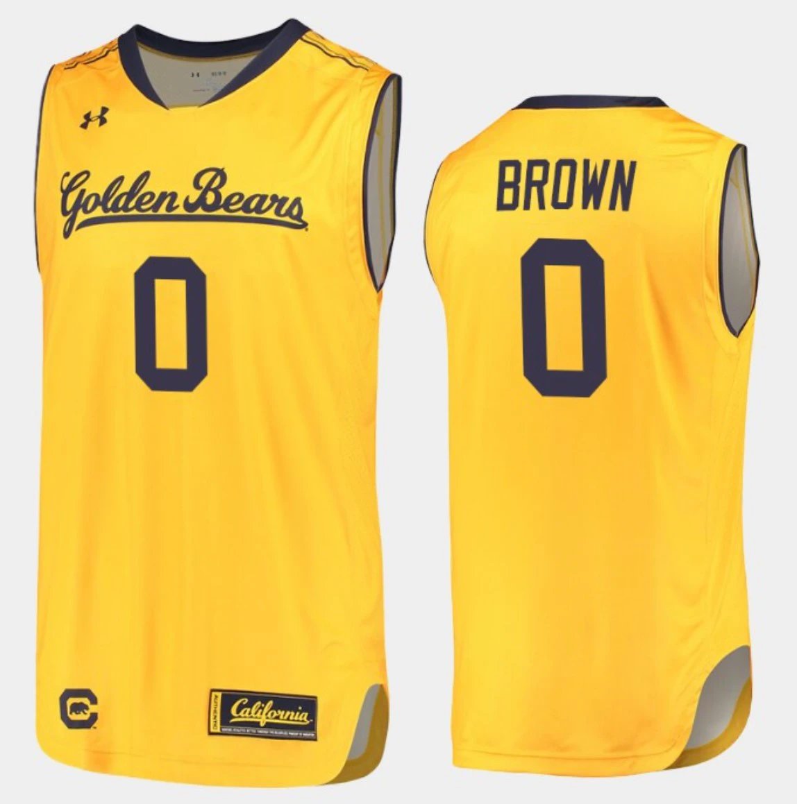 Jaylen Brown Jersey California Golden Bears College Basketball Yellow #0 by My store basketball