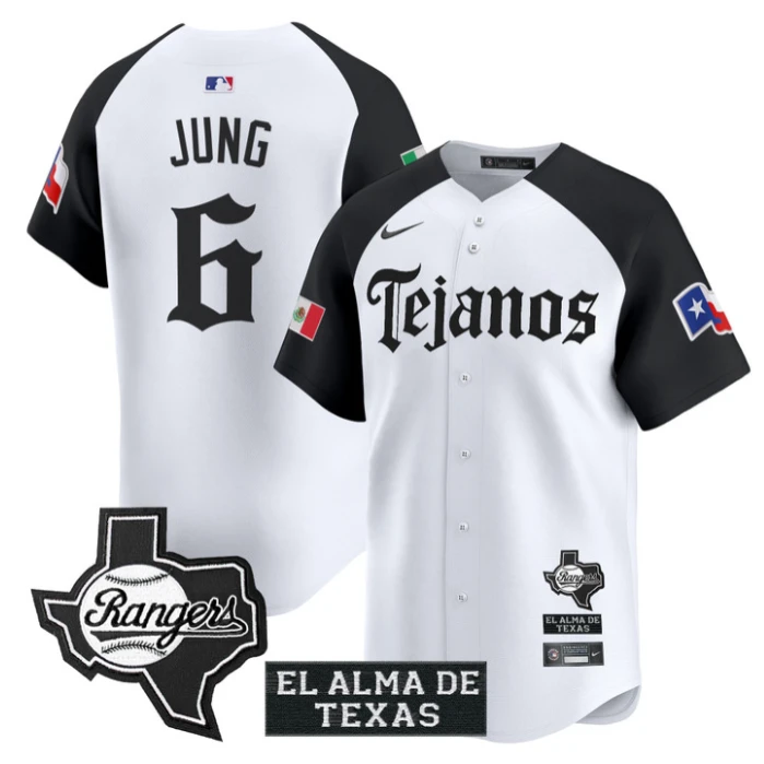 Josh Jung Jersey #6 Texas Rangers Mexico Tejano Barrio Style Vapor Limited Stitched Alternate by My Store