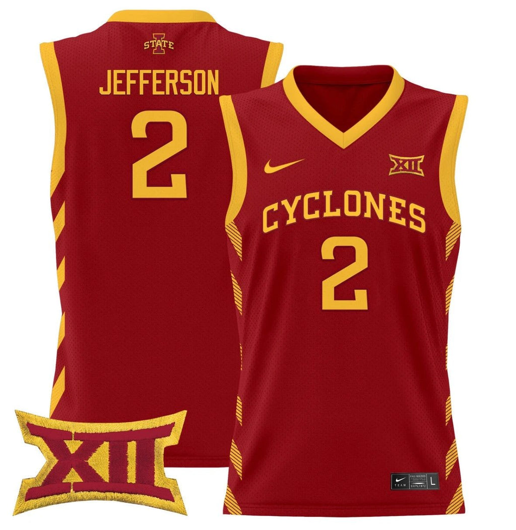 Joshua Jefferson Jersey #2 Iowa State 2024 Lightweight Basketball Cardinal by My store basketball