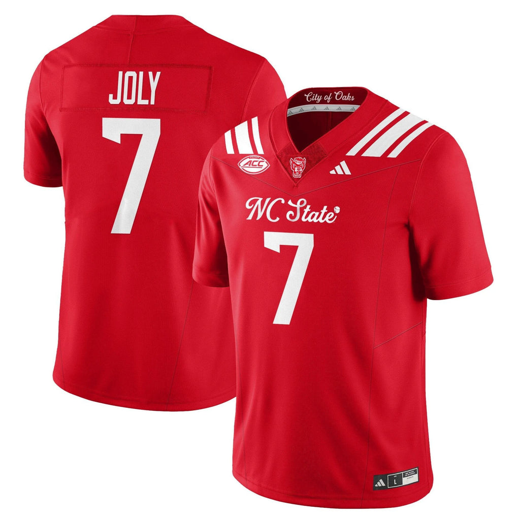 Justin Joly Jersey #7 State Wolfpack City of Oaks Vapor Limited Stitched Red by My Store NCAA Football Jerseys