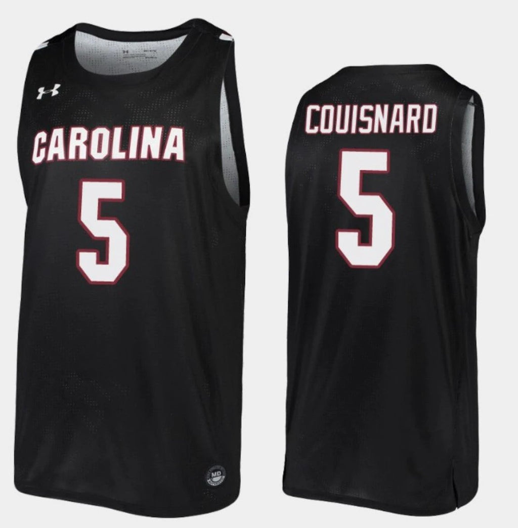 Jermaine Couisnard Jersey South Carolina Gamecocks College Basketball Black Replica #5 by My store basketball