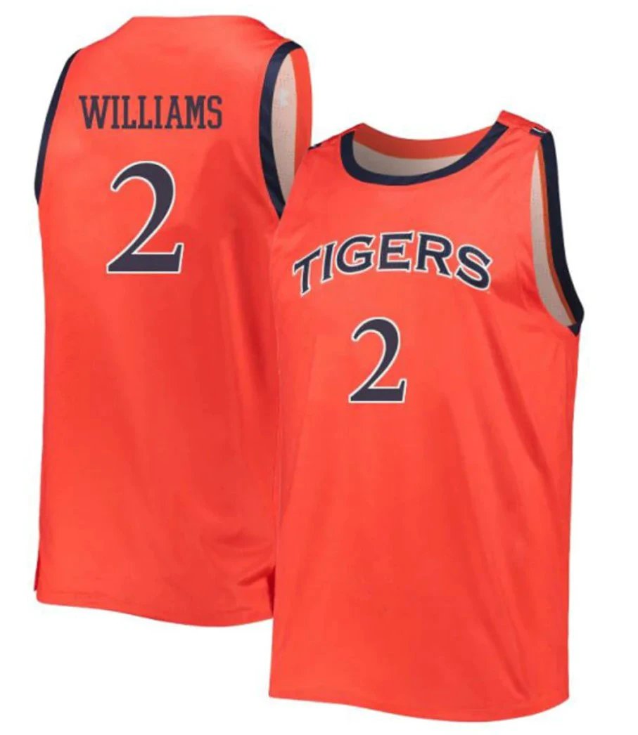 Jaylin Williams Jersey Auburn Tigers College Basketball #2 by My store basketball