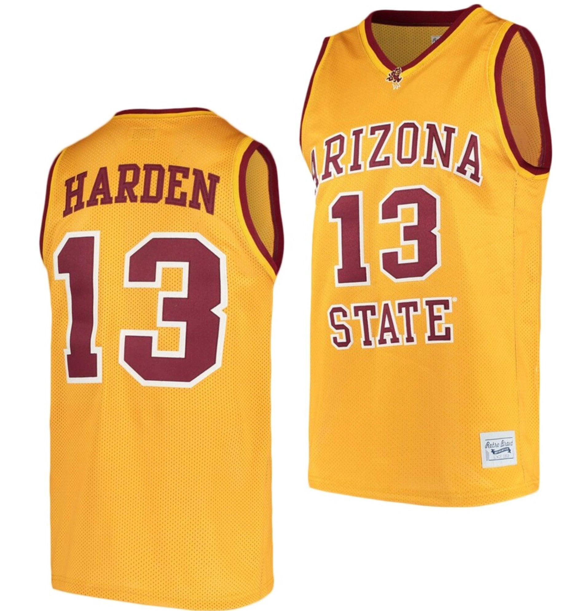 James Harden Jersey #13 Arizona State Sun Devils College Basketball by My store basketball