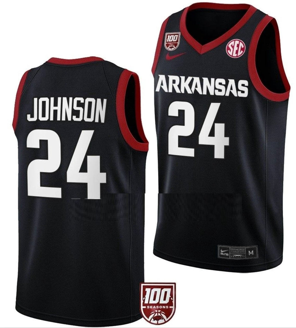 Jordan Walsh Jersey Arkansas Razorbacks College Basketball 100 Season #13 by My store basketball