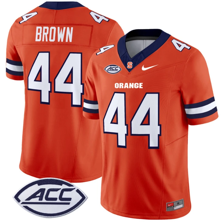 Jim Brown Jersey #44 Syracuse Orange Vapor Limited College Football Orange by My Store