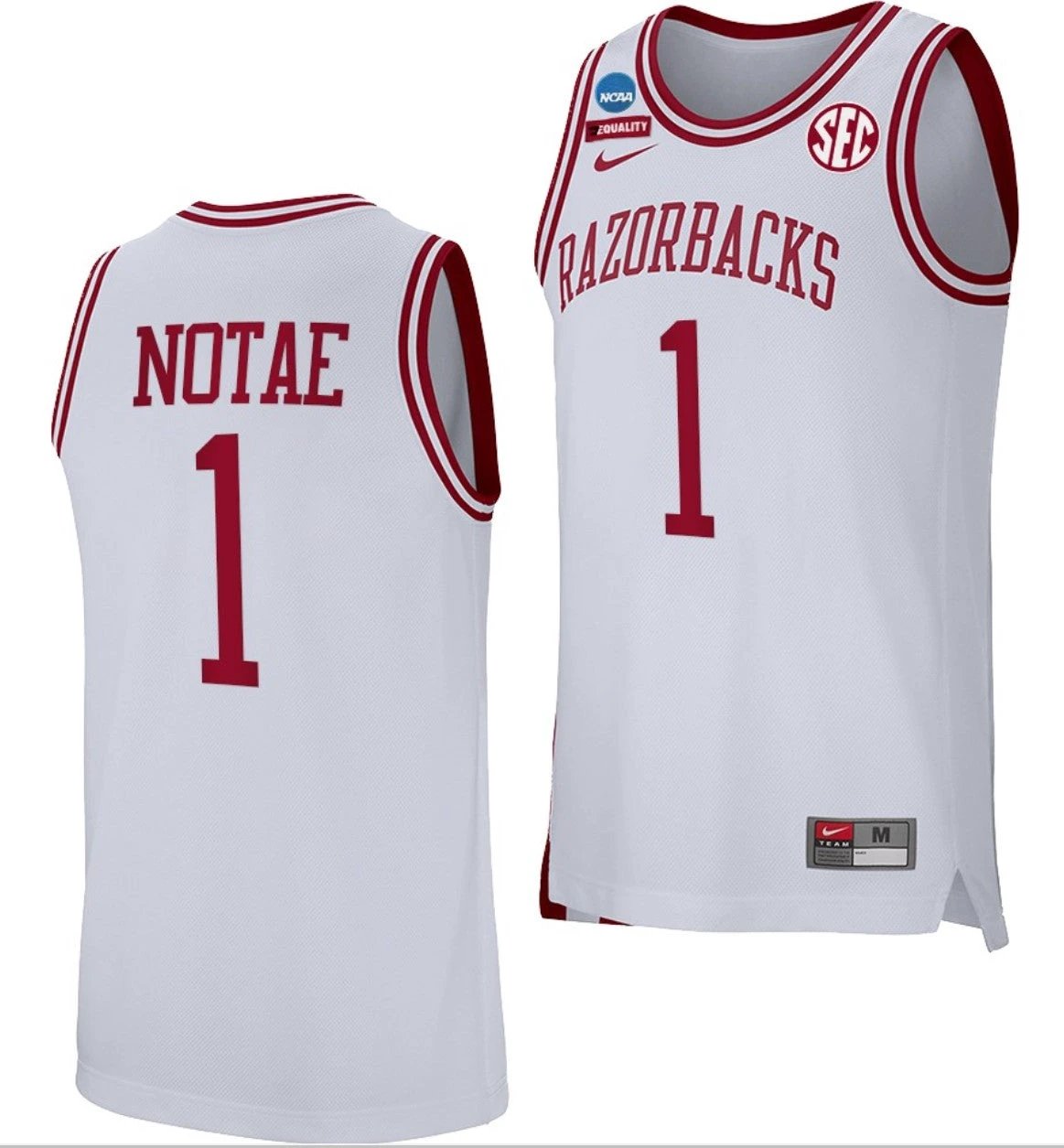 JD Notae Jersey Arkansas Razorbacks College Basketball 2022 NCAA March Madness #1 by My store basketball