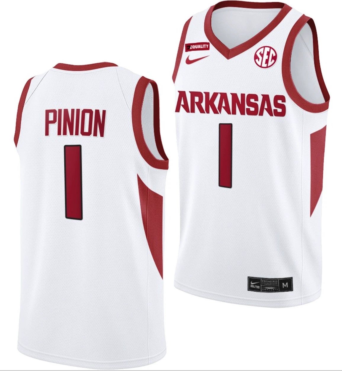 Joseph Pinion Jersey Arkansas Razorbacks College Basketball #1 by My store basketball