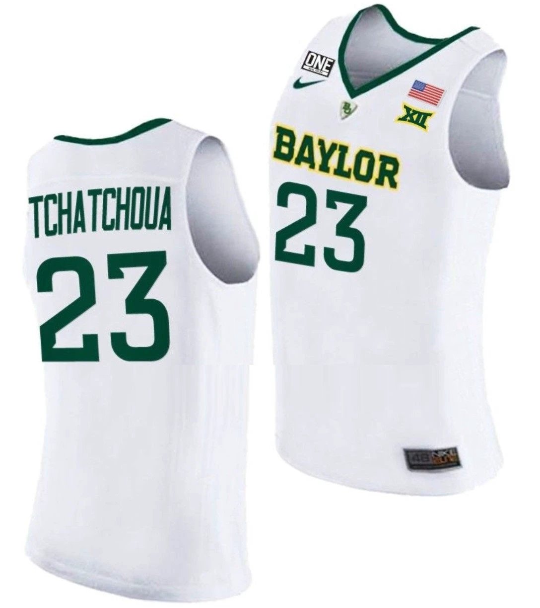 Jonathan Tchamwa Tchatchoua Jersey Baylor Bears College Basketball #23 by My store basketball