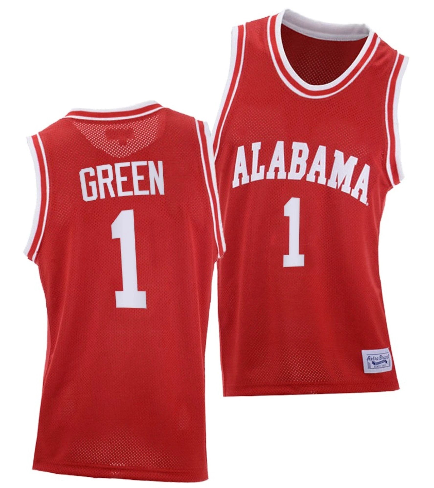 JaMychal Green Jersey Alabama Crimson Tide College Basketball Red Throwback #1 by My store basketball