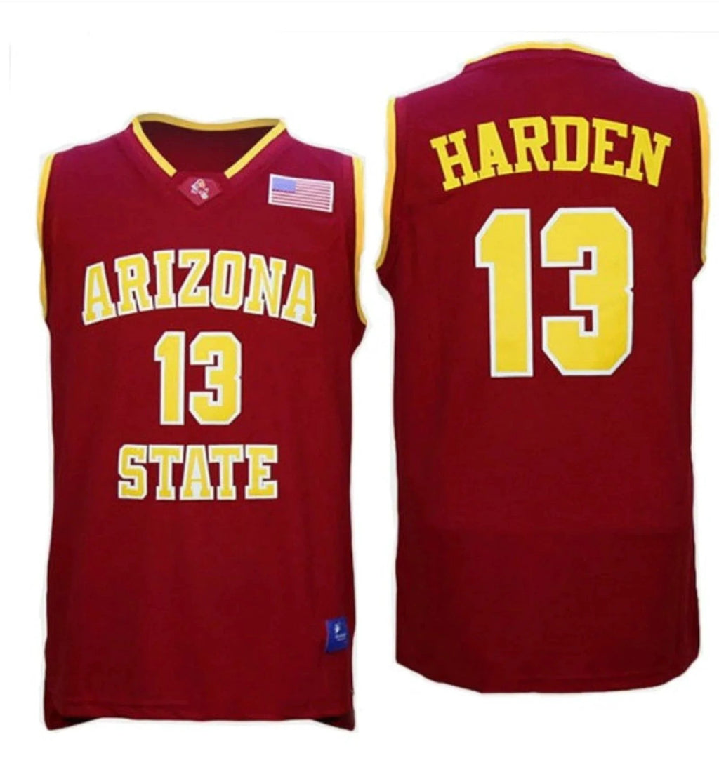 James Harden Jersey #13 Arizona State Sun Devils College Basketball by My store basketball