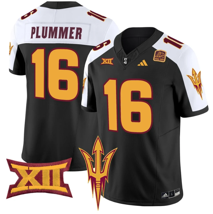 Jake Plummer Jersey #16 Arizona State Sun Devils Vapor Limited College Football Black Alternate by My Store