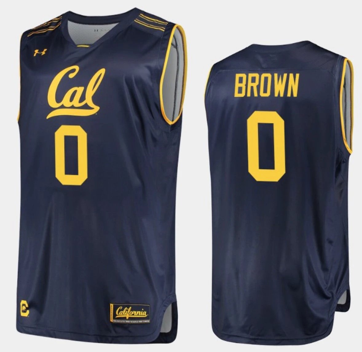 Jaylen Brown Jersey California Golden Bears College Basketball Navy #0 by My store basketball