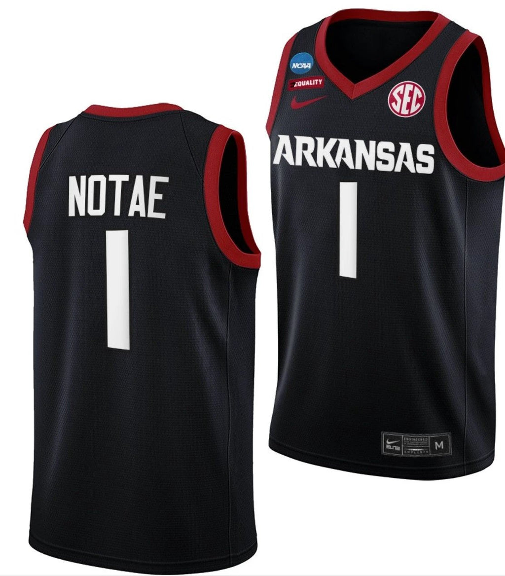 JD Notae Jersey Arkansas Razorbacks College Basketball 2022 NCAA March Madness #1 by My store basketball