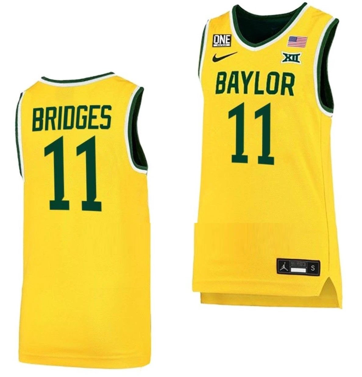 Jalen Bridges Jersey Baylor Bears College Basketball #11 by My store basketball