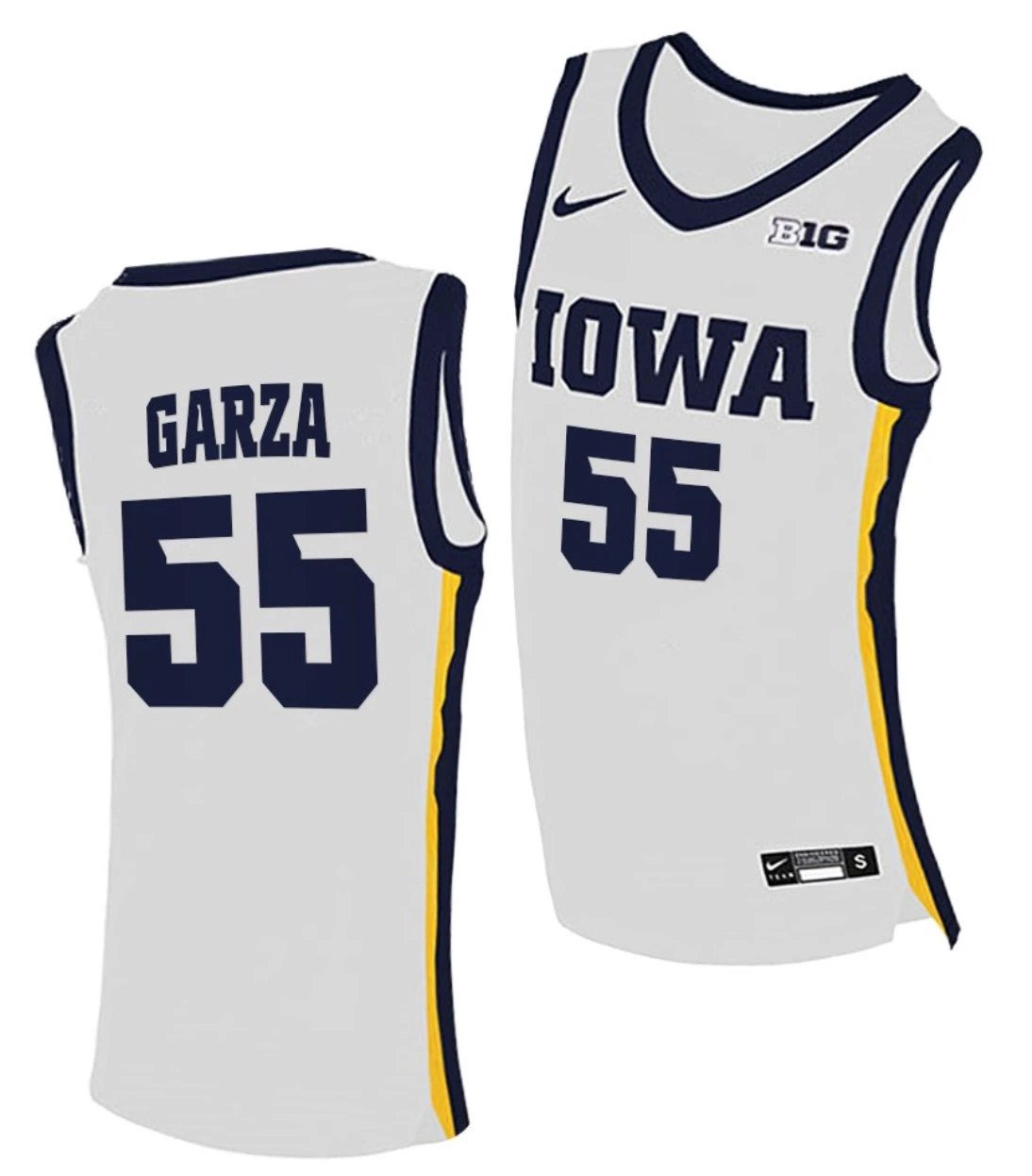 JLuka Garza Jersey Iowa Hawkeyes College Basketball Black Swingman #55 by My store basketball